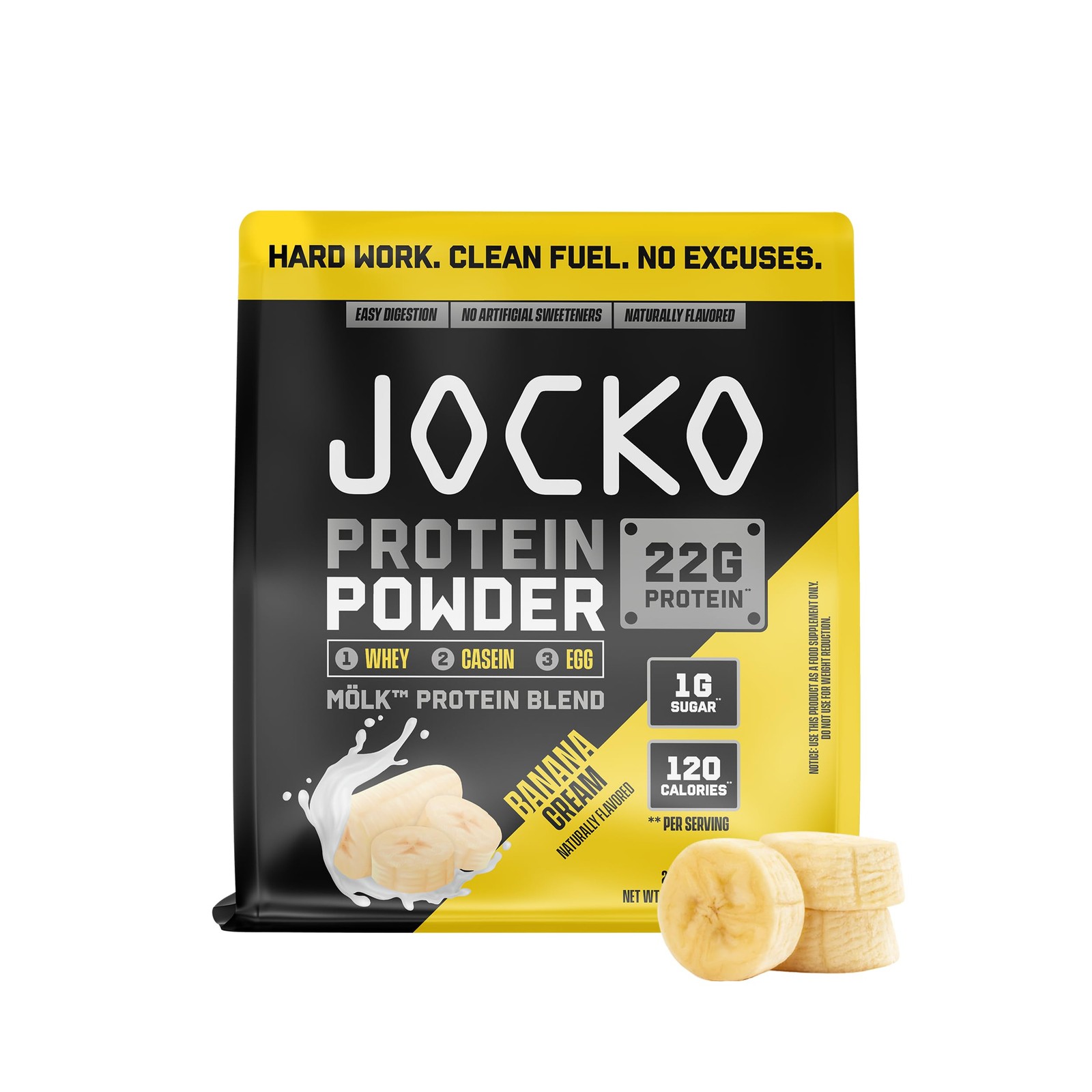 Banana Cream Whey Protein Powder 22g Muscle Build Digestive Enzyme Probi_ SALE
