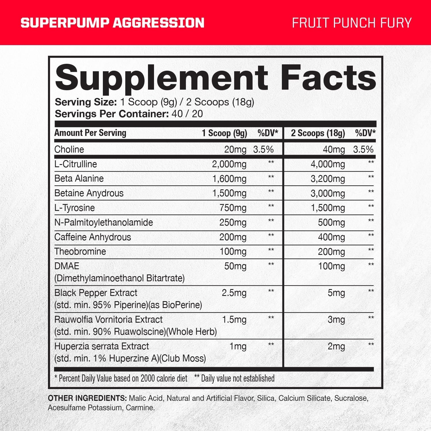 Pre-Workout Supplement for Energy, Focus & Endurance – Creatine & Caffeine, 40 S