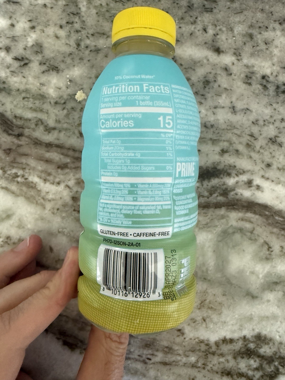 PRIME Hydration Sour Nova 12oz Mini Bottle Rare New Drink Sam’s Club Flavor 2026