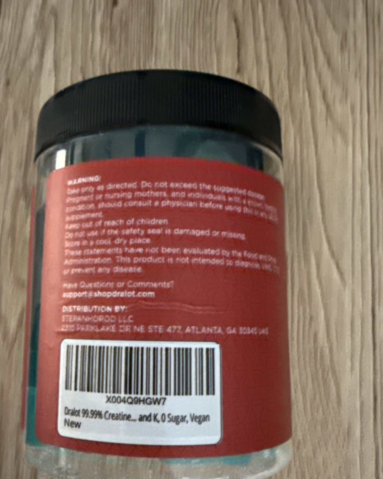 Creatine Monohydrate Raspberry Flavor 120 Gummies 4 per serv EXP 6/27 NEW