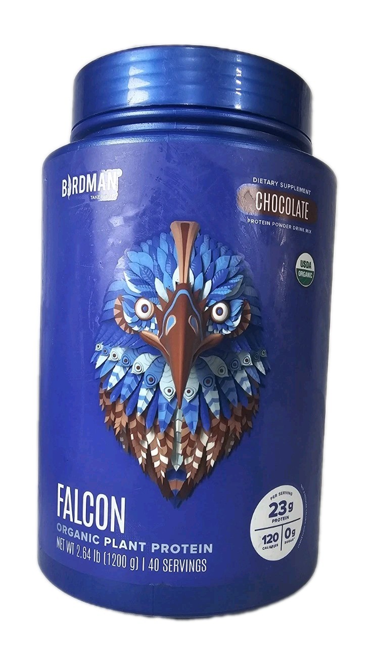 Organic Plant Protein Chocolate 2.64lb 40 Servings Exp:5/26/27