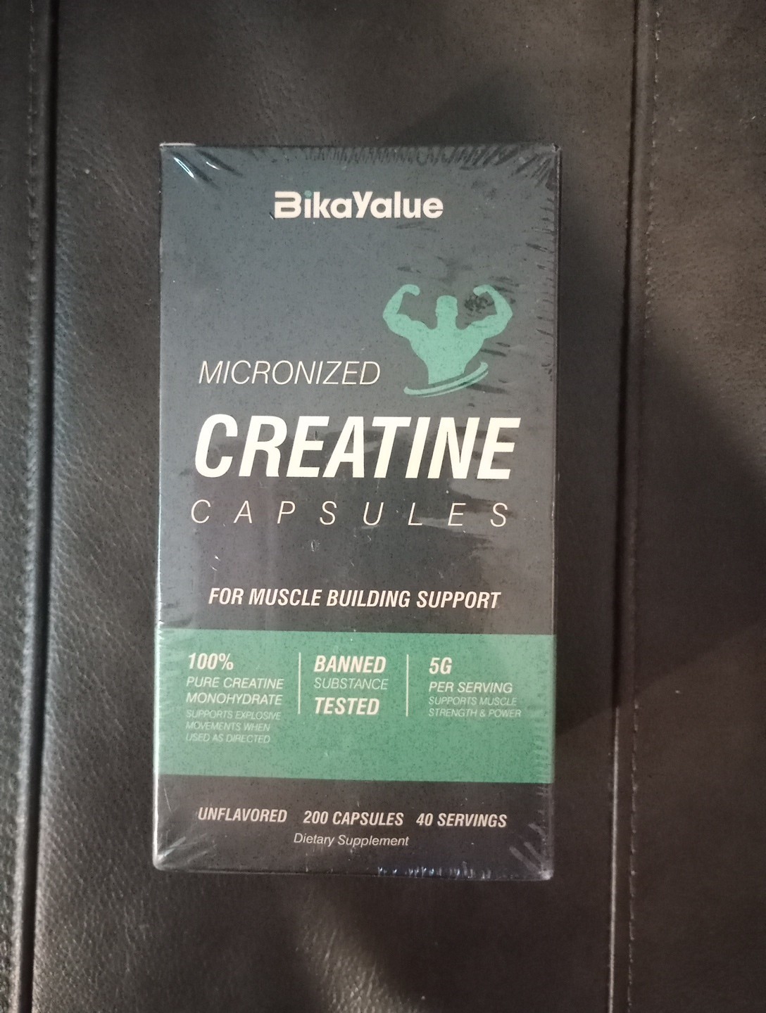 Bikayalue Micronized Creatine Capsules 200 Count 40 Servings