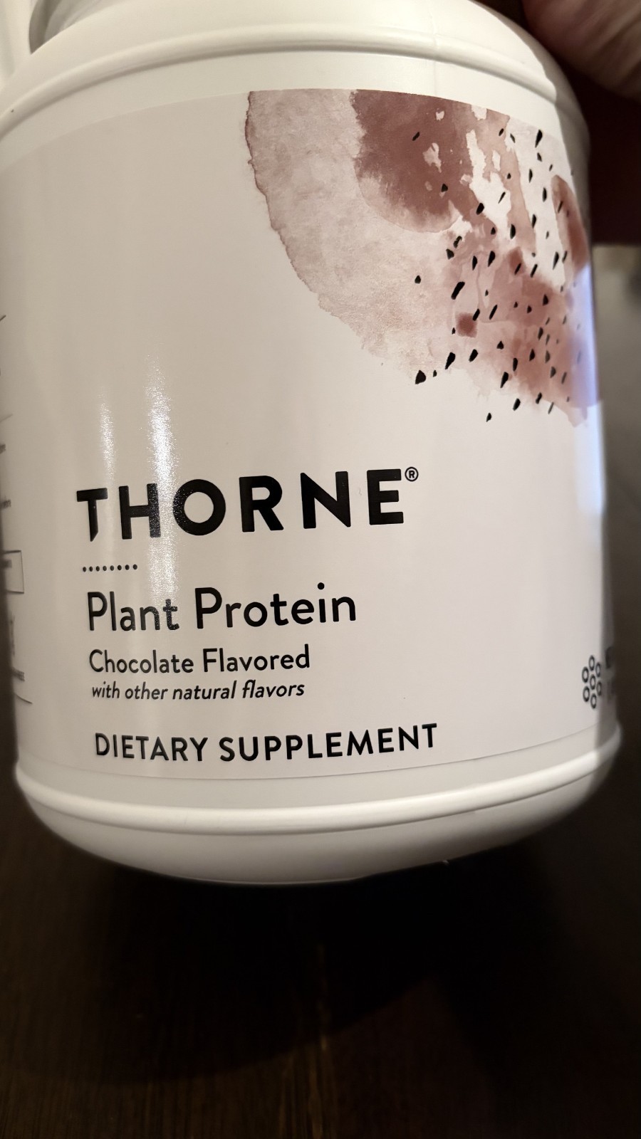 Thorne Plant Protein Chocolate Flavored 23.8oz 40 Scoops 20 Servings exp 04/27
