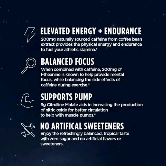 Vega Pre-Workout – 200mg Caffeine, Energy & Focus, Fruit Punch, 25 Servings,…