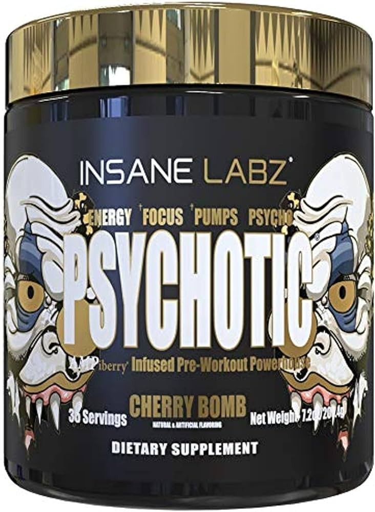 GOLD Pre Workout Supplement 35 Servings Energy Focus Pump with Citrulline CHERRY