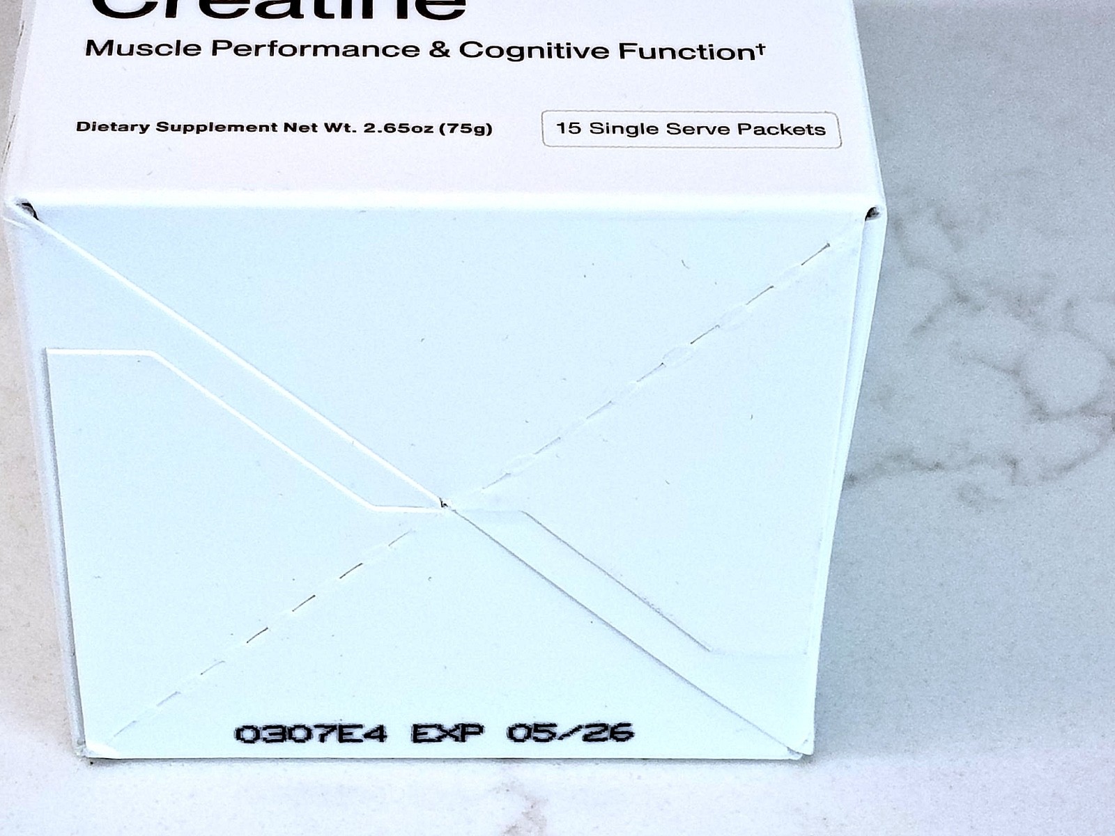 Brand New Factory Sealed Momentous Creatine 15 Packets, Cognitive Muscle Support