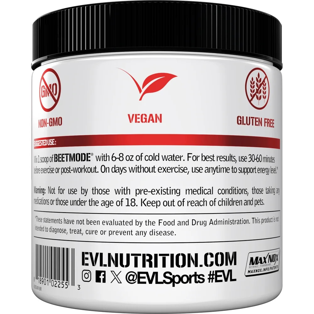 Beetmode Beet Root Powder Nitric Oxide Booster for Enhanced Energy and Pumps – P