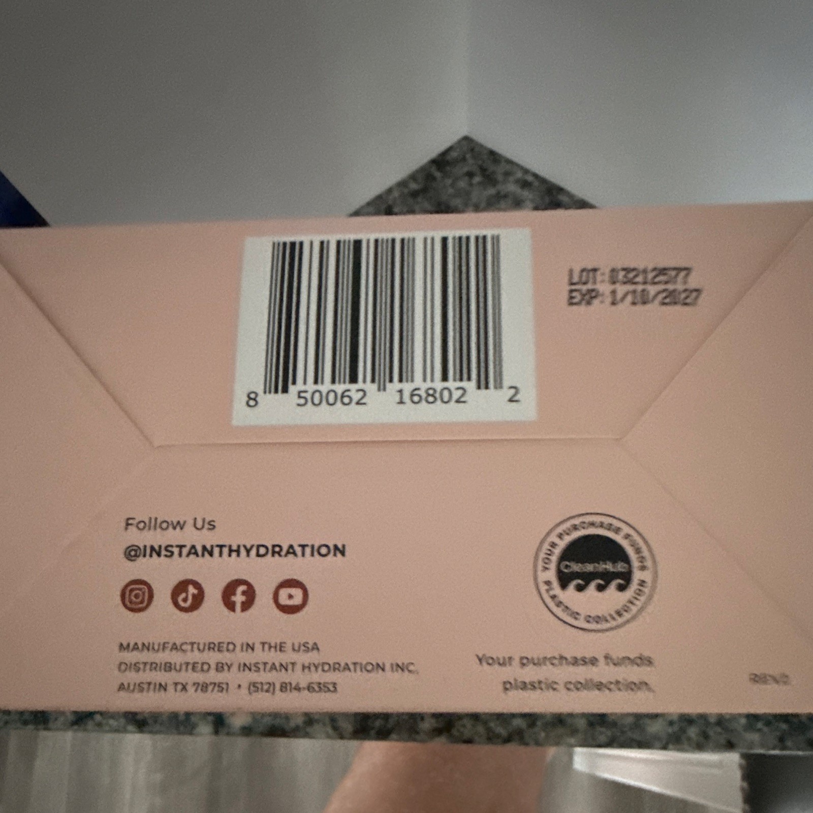 Instant Hydration Electrolyte Drink Mix Watermelon 30 Pack Sugar-Free Keto
