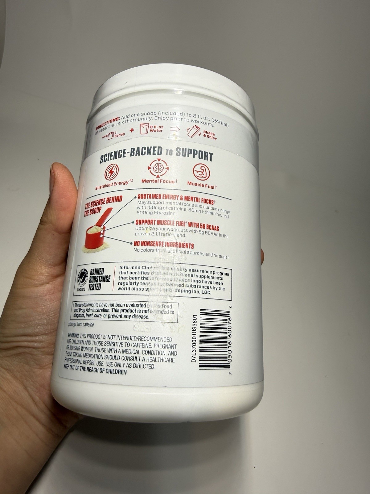 Dymatize Energyze Pre-Workout – Lemon Lime – 30 Servings – 14.1 oz