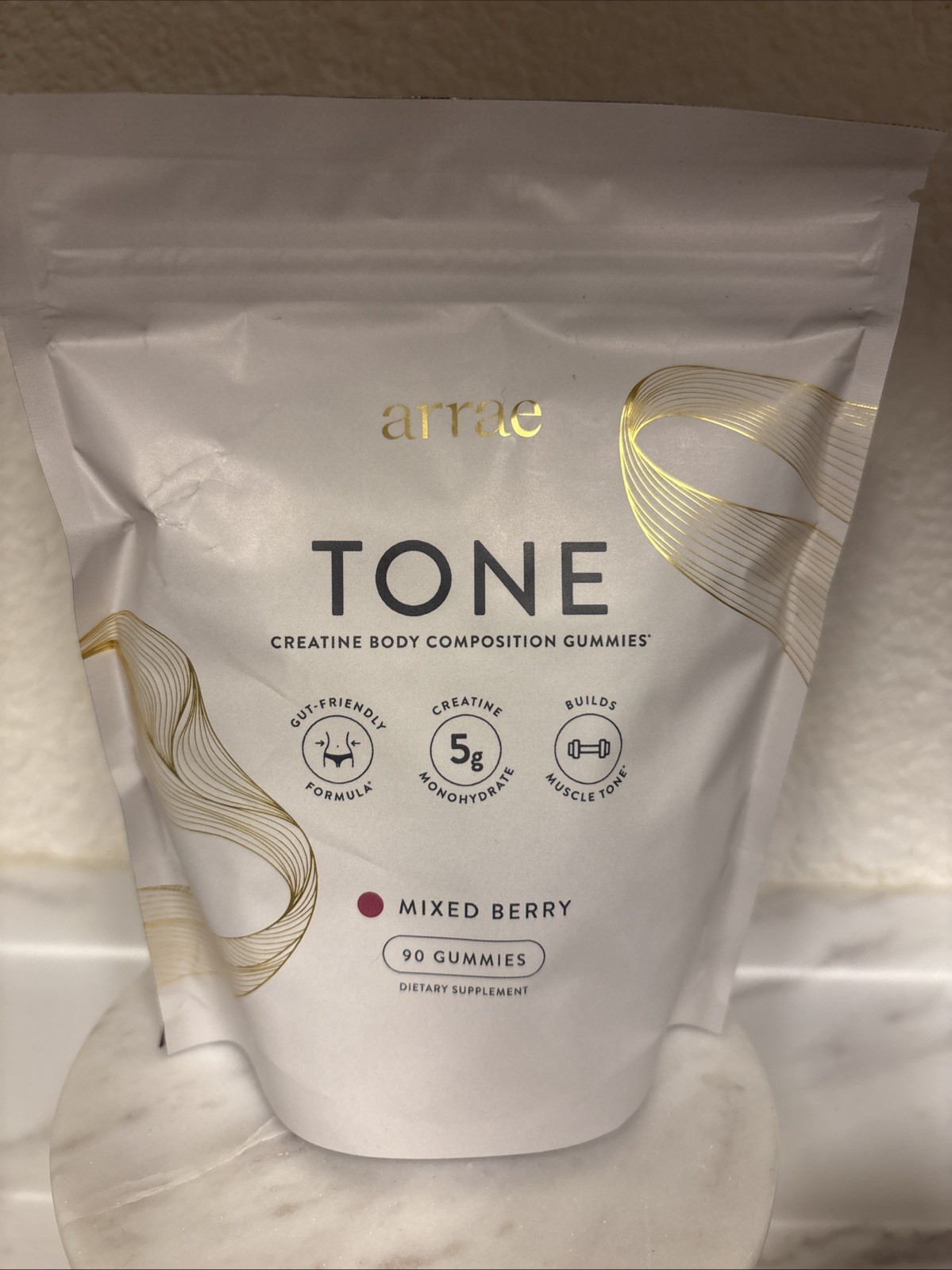 Arrae Tone – Creatine Body Composition Gummies Mixed Berry 90 Gummies SEALED