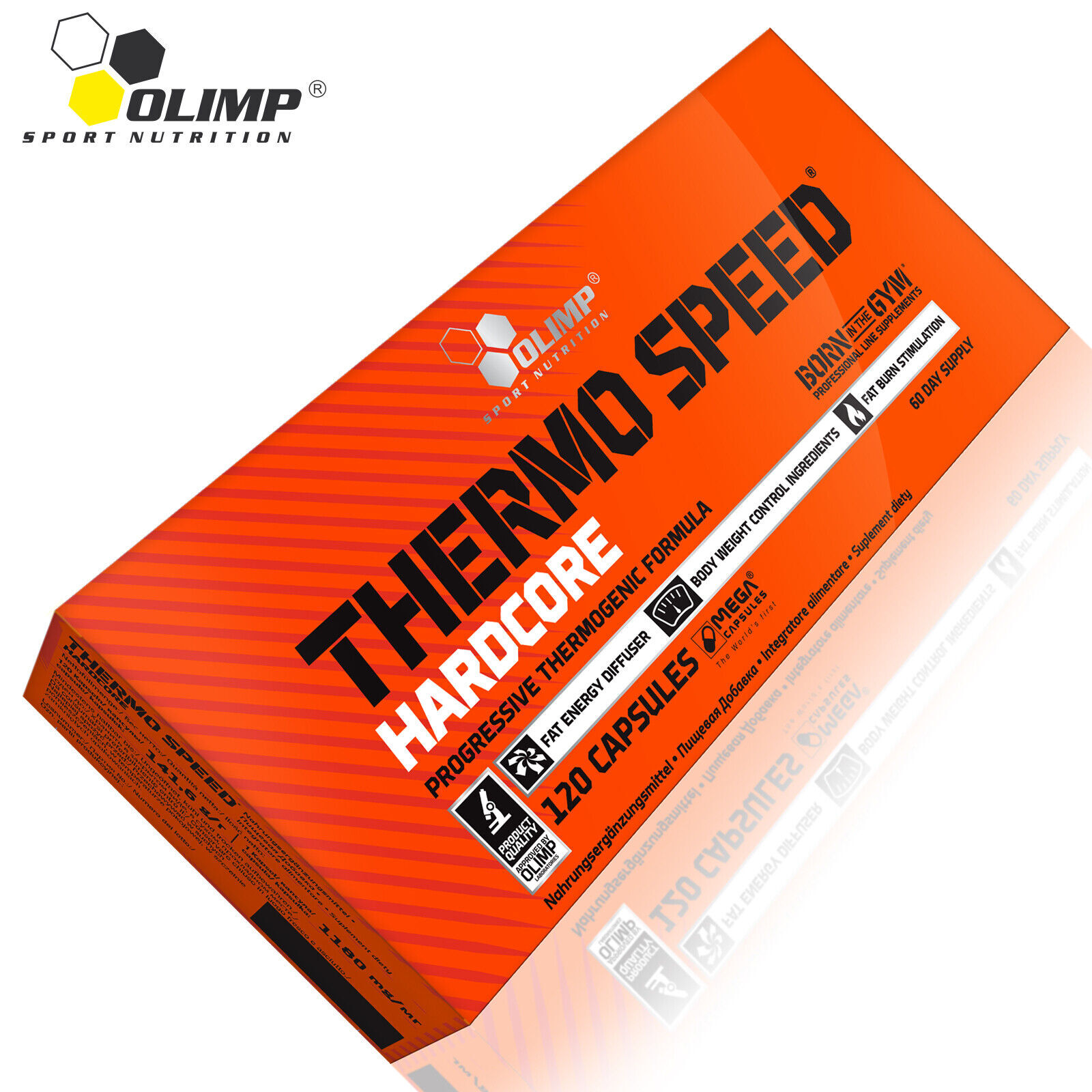 THERMO SPEED HARDCORE 60-240 CAPS – Thermogenic Fat Burner Weight Loss Slimming