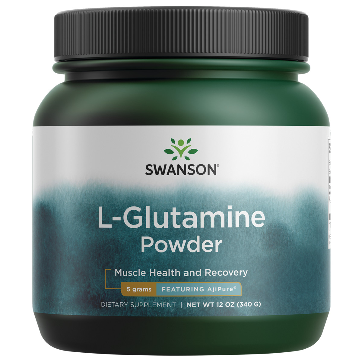 Swanson L-Glutamine Powder – Featuring Ajipure 12 oz Powder