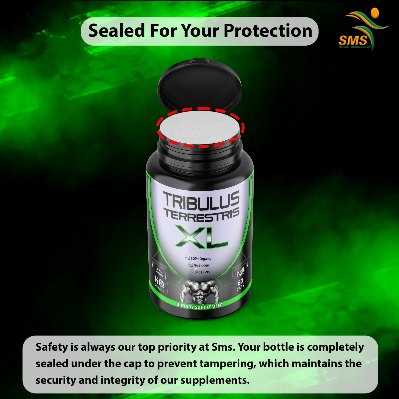 TRIBULUS TERRESTRIS 7500mg EXTRACT 96% SAPONINS WORKOUT SUPPLEMENT