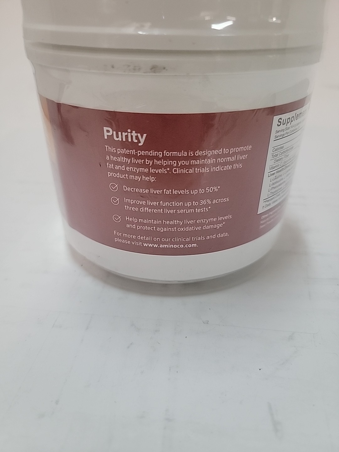 The Amino CO. Purity – Liver Support Supplement Peach Mango 15.2 Oz