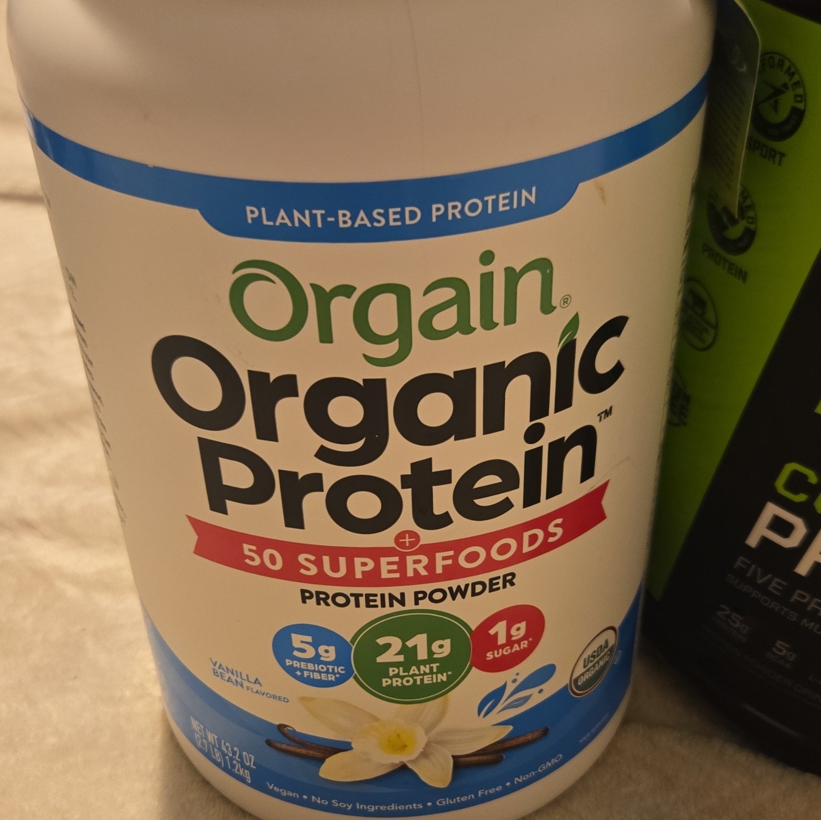 Orgain Organic Plant-Based Protein Powder, Unisex Powder Supplement