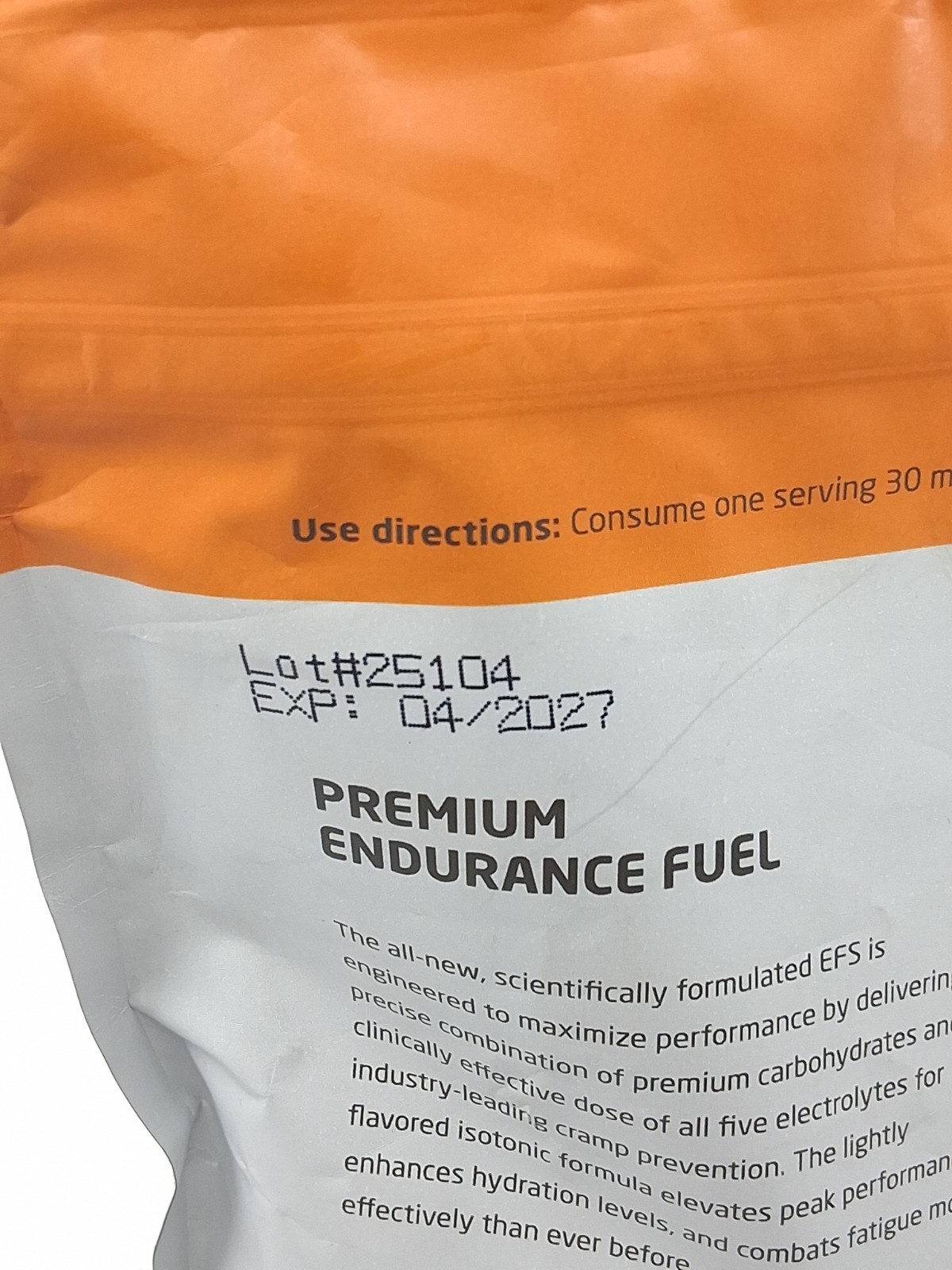 First Endurance Energy & Hydration Drink Mix Orange Splash 30 serving EXP 4/2027