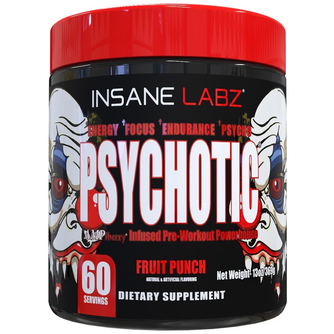 High-Stimulant Pre Workout Powder – Extreme Energy, Focus & Endurance, 60 Servin