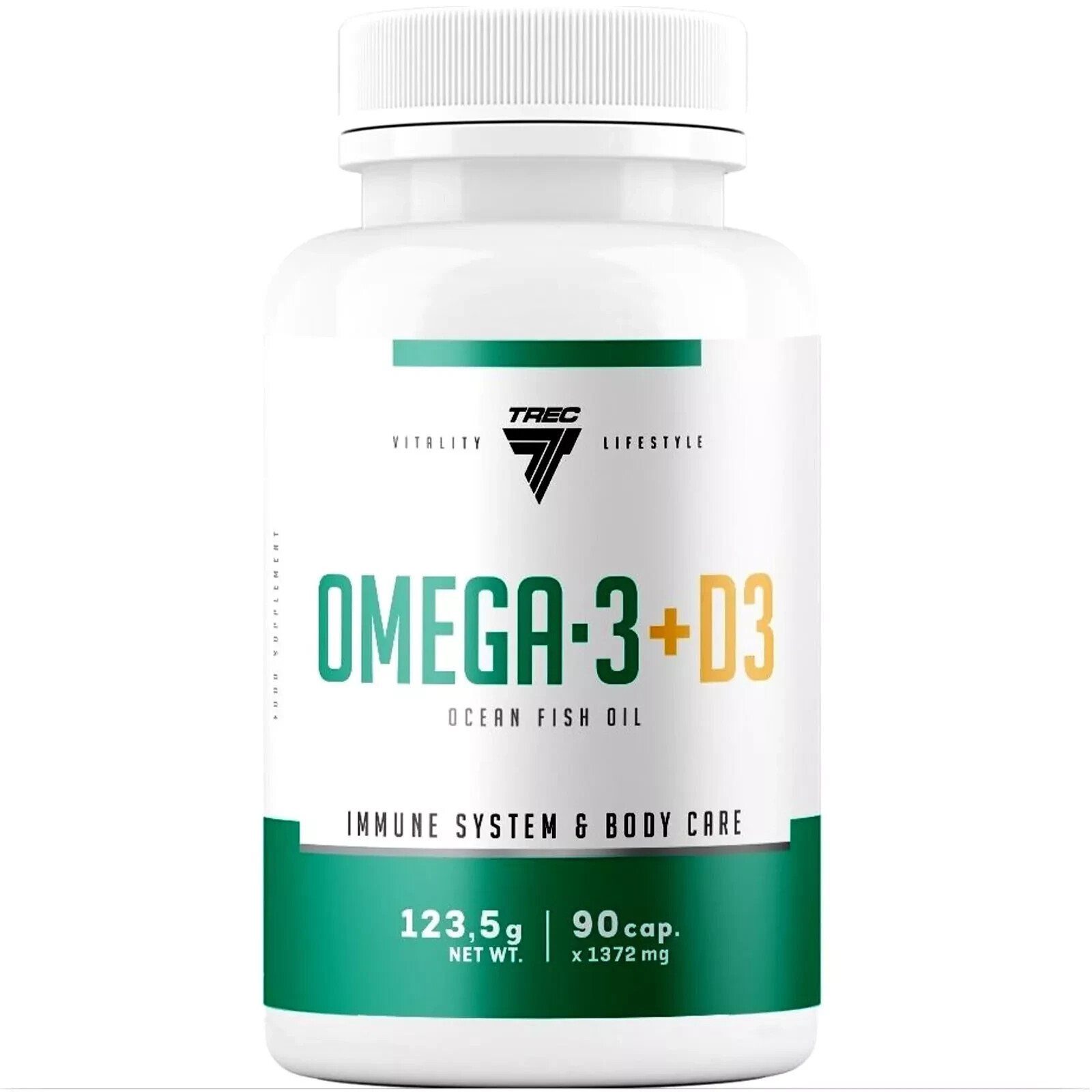 Omega-3 + D3 – TREC – support for heart, immune system, healthy bones and joints