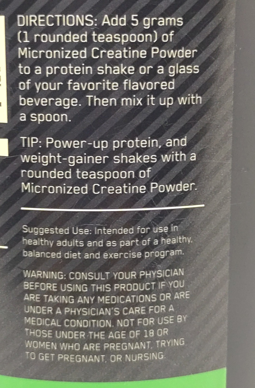 Optimum Nutrition Micronized Creatine Monohydrate Powder Unflavored WT 21.16 OZ