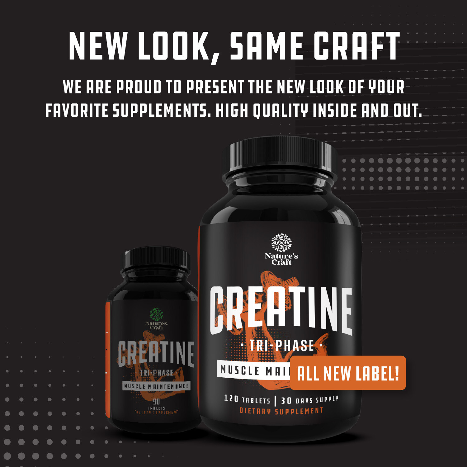 High Strength Tri Phase Creatine Pills – Muscle Mass Gainer and Muscle Recovery
