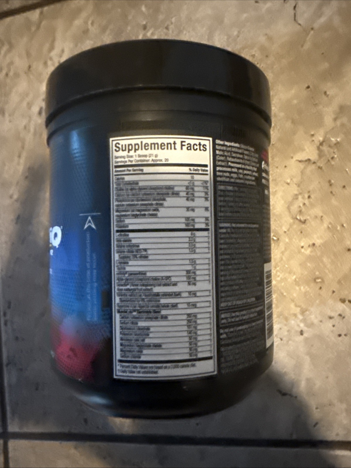 EuphoriQ Pre-Workout V2 – Rocket Pop (20 Servings). Expiration Date 12/2026