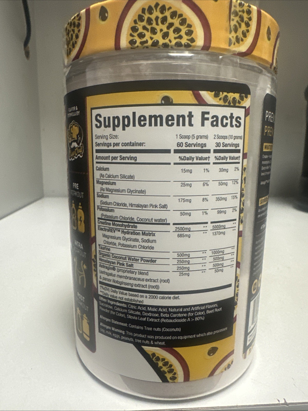 Musclesport Creatine + Hydration, Passion Fruit Punch, 10.58 oz Exp 09/2026