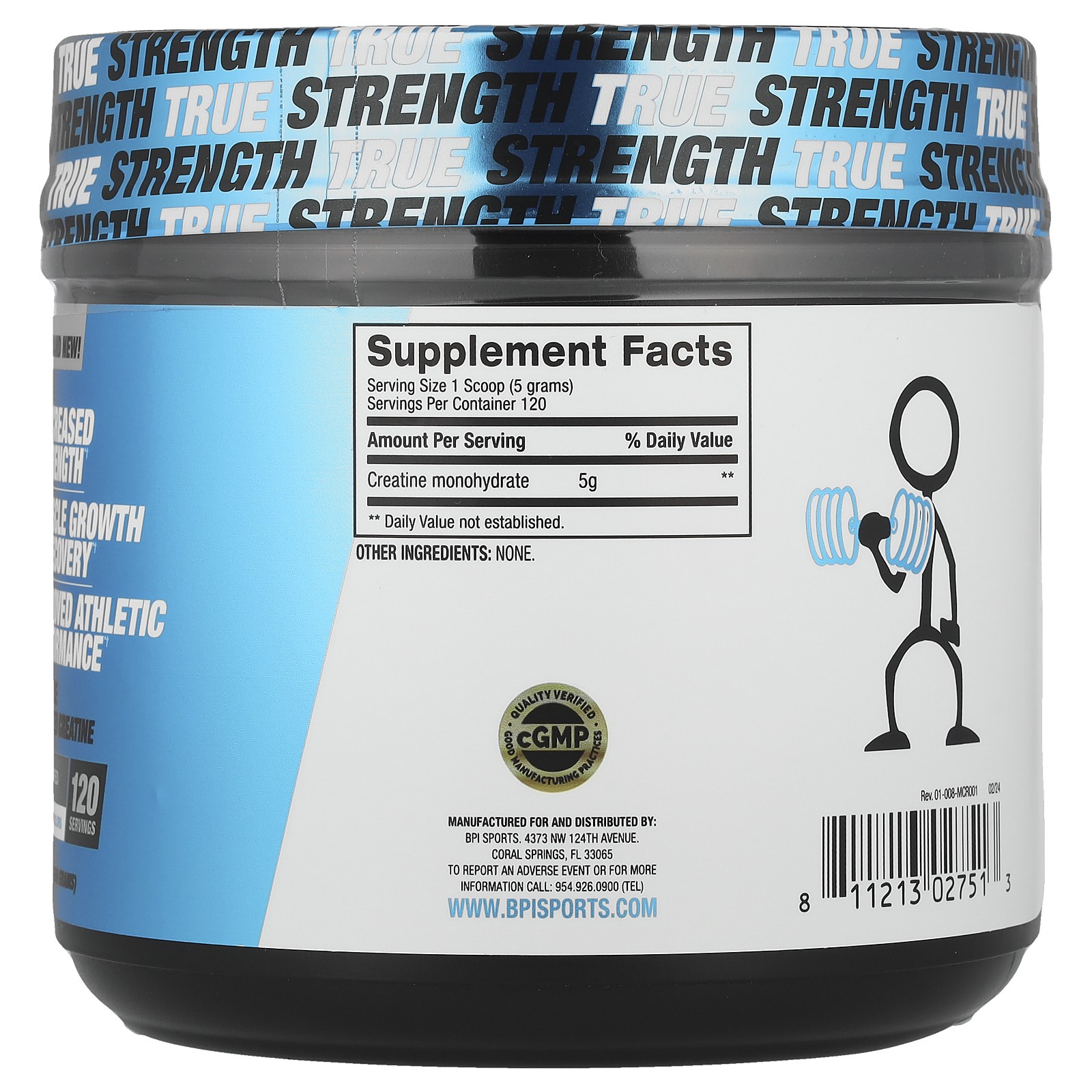 Micronized Creatine, Unflavored, 1.32 lbs (600 g)