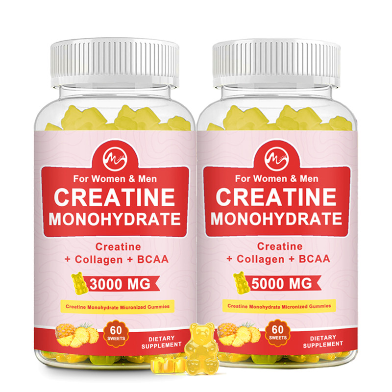 Creatine Monohydrate Gummies 3000mg Enhance Muscle Strength & Endurance