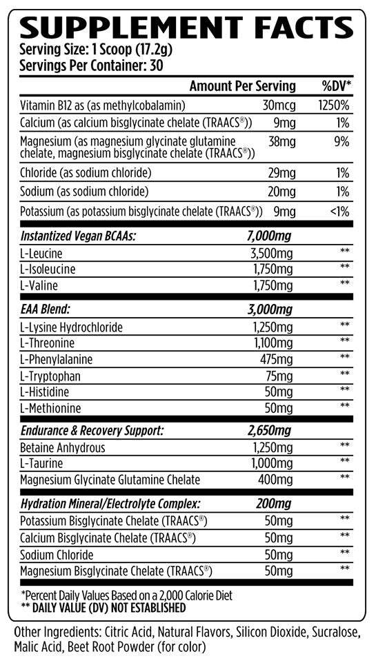 VMI Sports Aminogex Ultra BCAA Powder 30 Servings