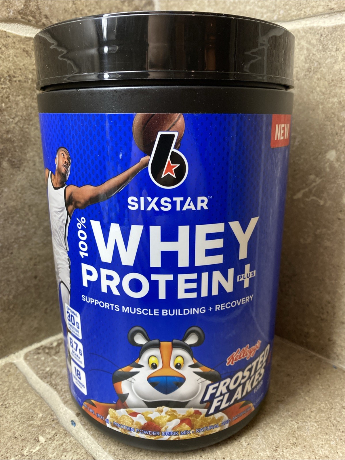 Six Star 100% Whey Protein Plus Kelloggs Frosted Flakes 1.81 lbs