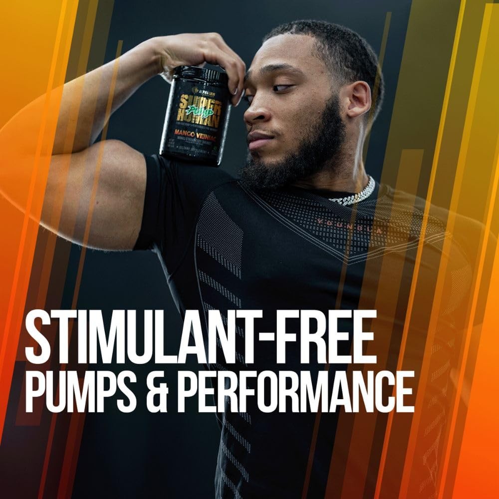 ALPHA LION Superhuman Pump Pre Workout Powder, 12.96 Ounce (Pack of 1)