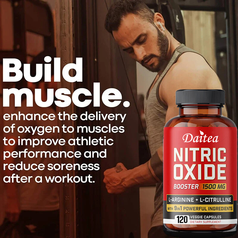 Nitric Oxide 1500MG – Natural Muscle Recovery – Nitric Oxide Production