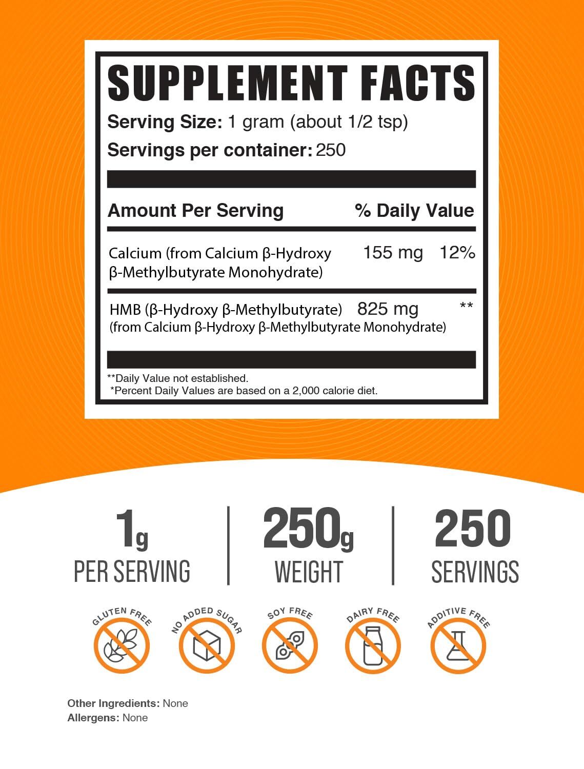 BULKSUPPLEMENTS.COM HMB Powder – Calcium HMB Beta-Hydroxy Beta-Methylbutyrate