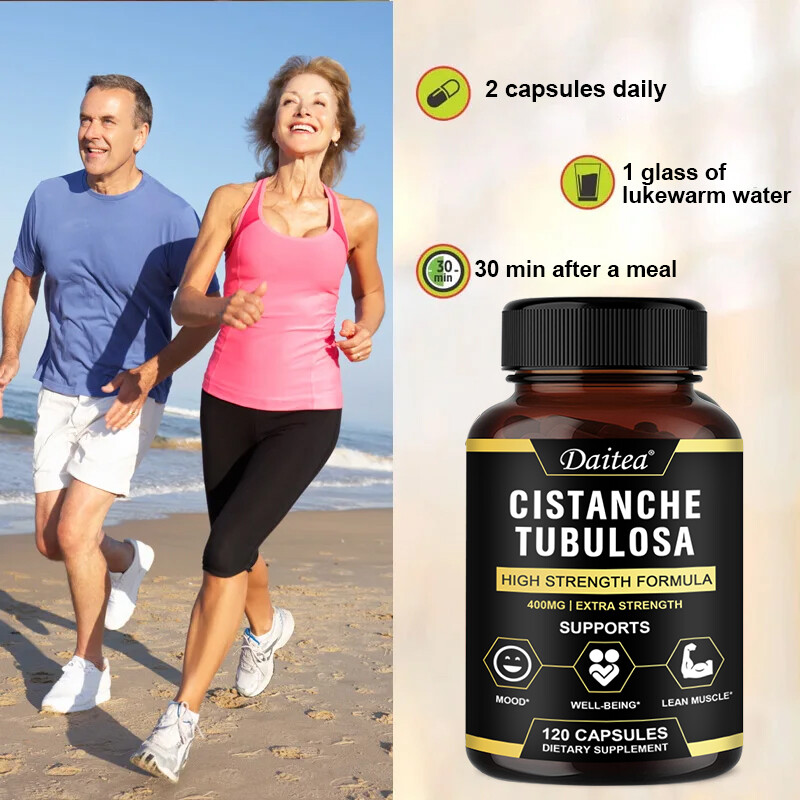 Cistanche Deserticola Capsules – Daily Health Supplement – Mood, Muscle Support