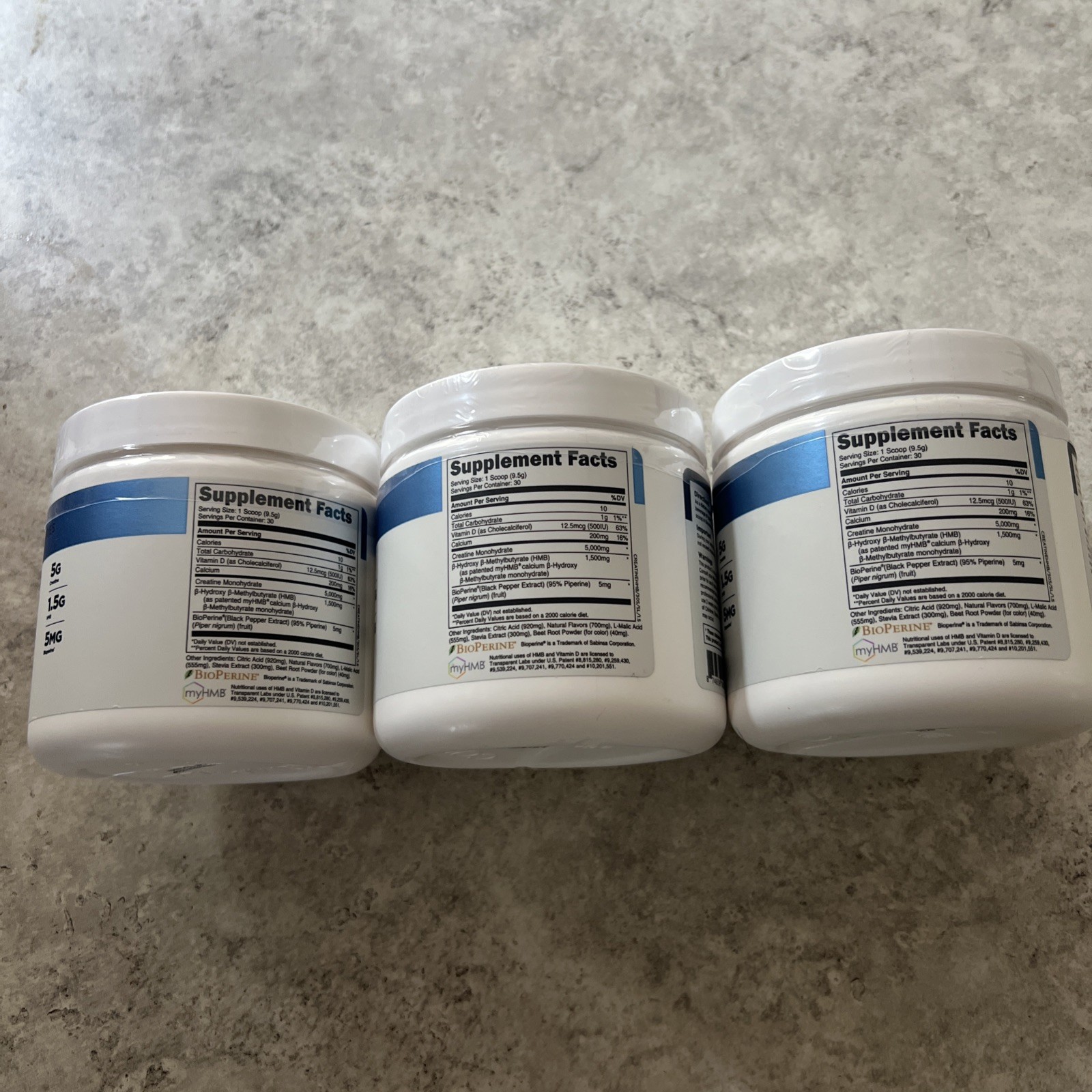 3X Transparent Labs Creatine HMB Powder – 30 Servings EXP 03/2028