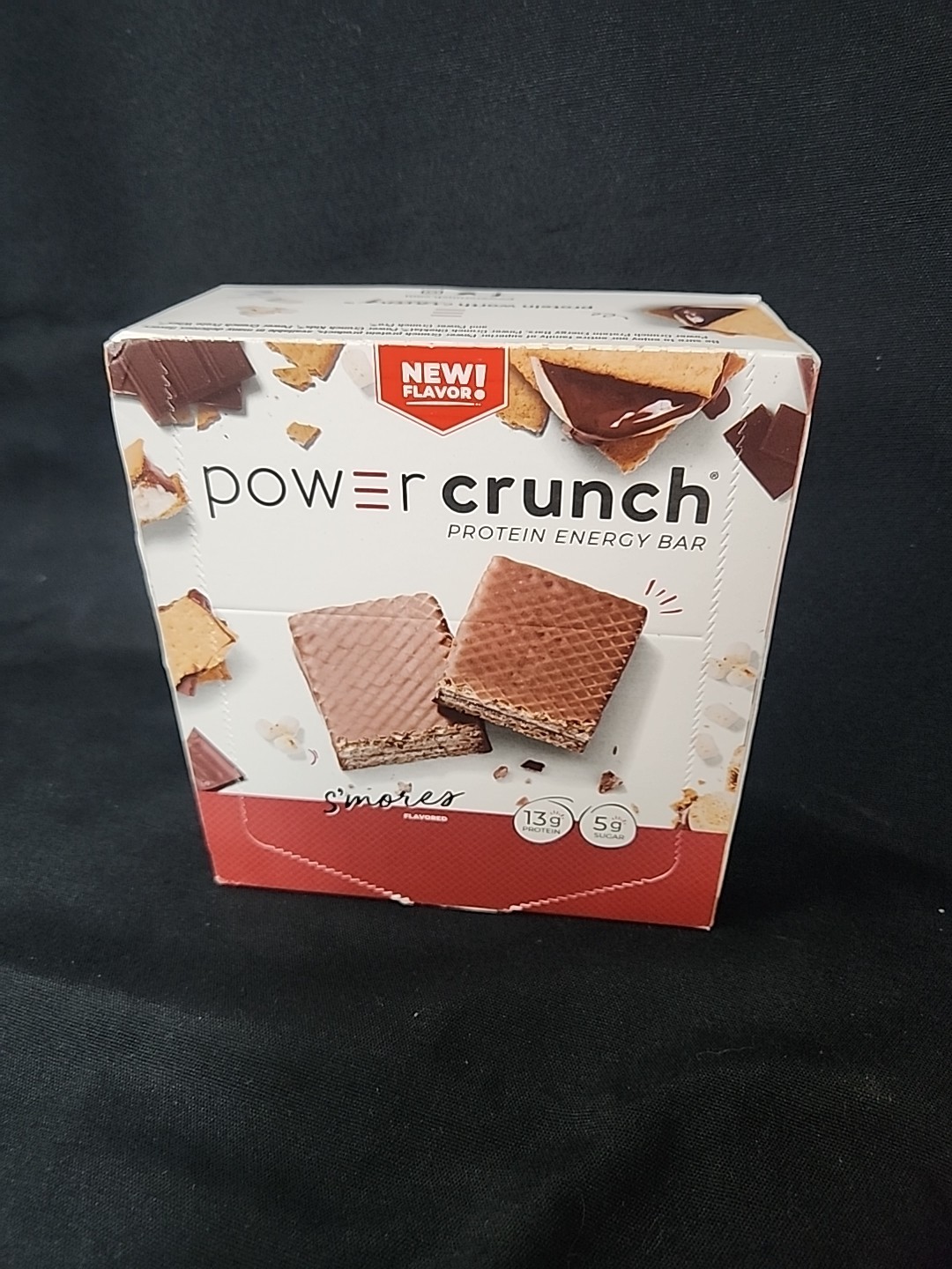 Power Crunch Protein Energy Bar, S’mores, 12 Bars, 1.4 oz (40 g) Each BB 12/25