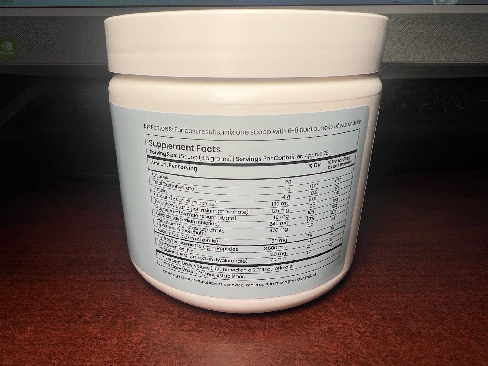 Perelel Cellular Hydration Powder – Mango Lemonade 8.5 oz (241 g)- 28 Day Supply