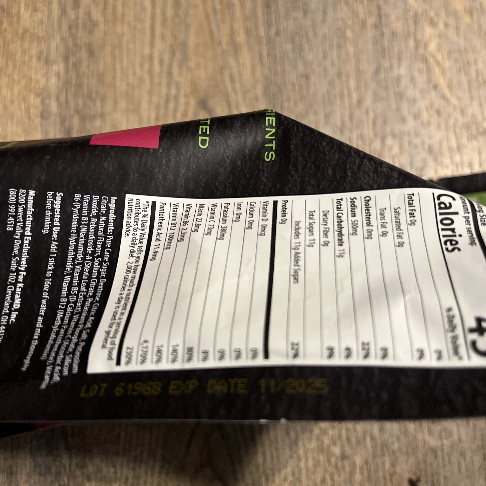 X2 Bags KARAmd Pure I.V. Hydration 32 Stick packs CHOOSE FLAVOR COMBO, BB 11/25