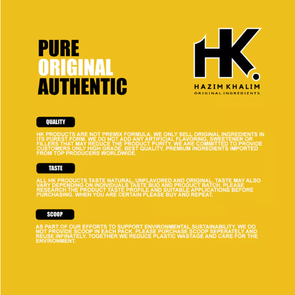 17.6 oz Pure Instant BCAA Powder HK IBP by Hazim Khalim FREE SHIPPING
