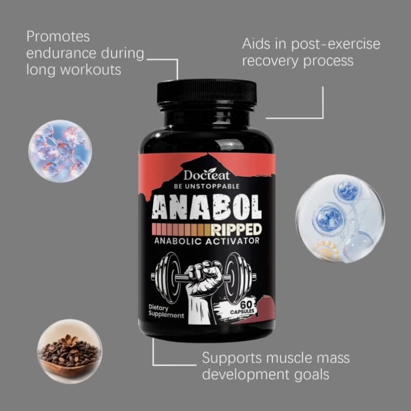 Hardcore – 2026 1-3PACK | Anabol – 60 Softgels Anabolic Muscle Builder Premium