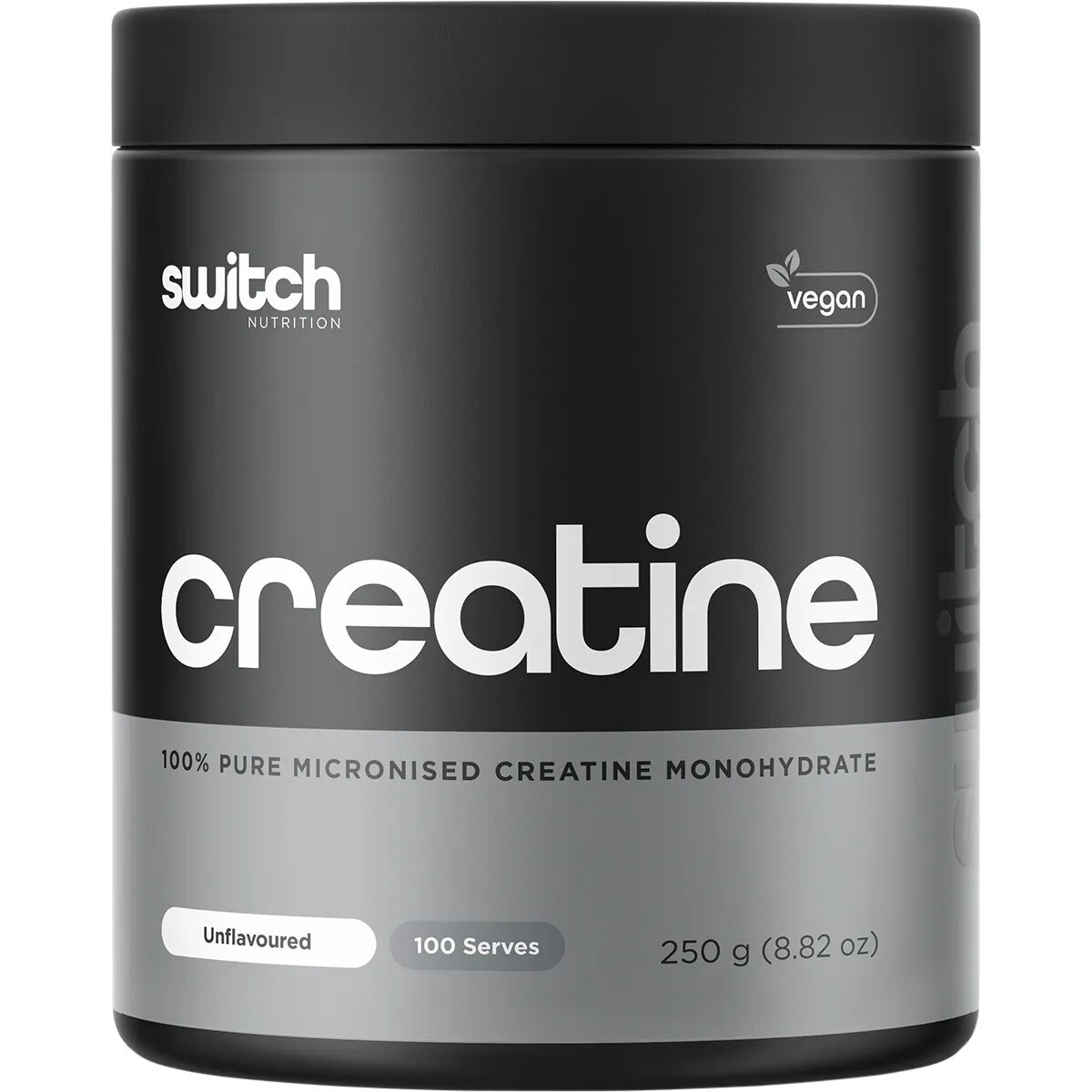New Switch Nutrition Creatine 250g 100% Pure Micronised Creatine Monohydrate