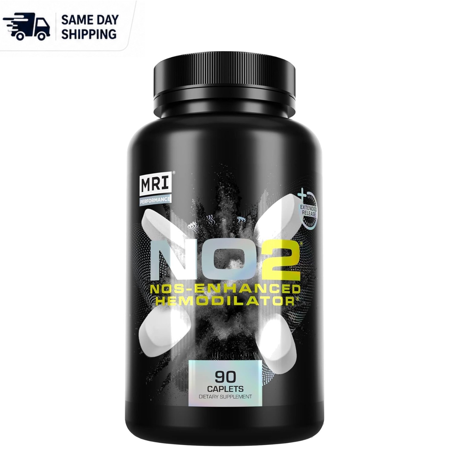 Boost Blood Flow with Performance NO2 – 90 Caplets of 3,000mg L-Arginine Formula