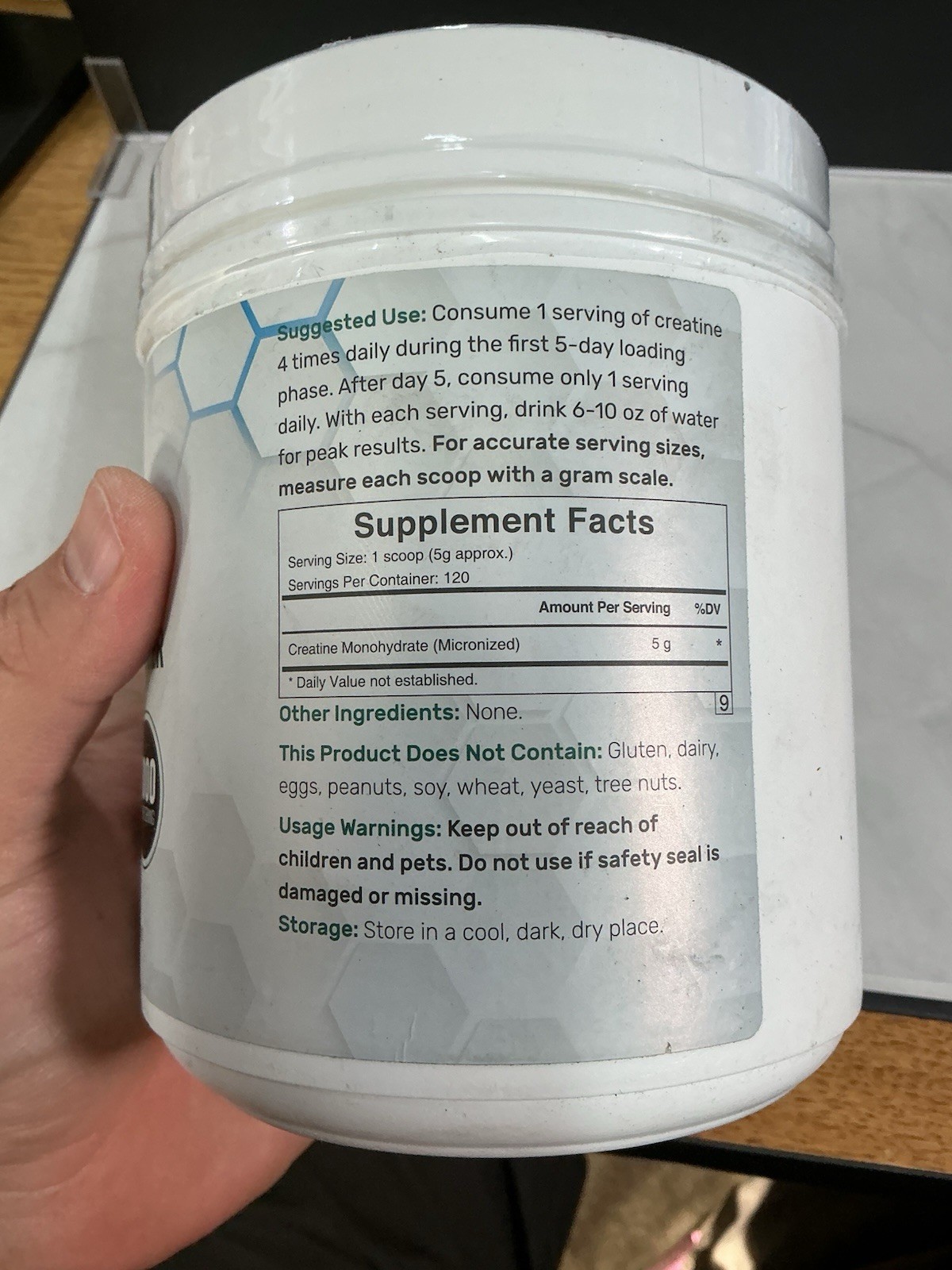 Deal Supplement Creatine Monohydrate Powder 1.3 Lb Exp 8/26