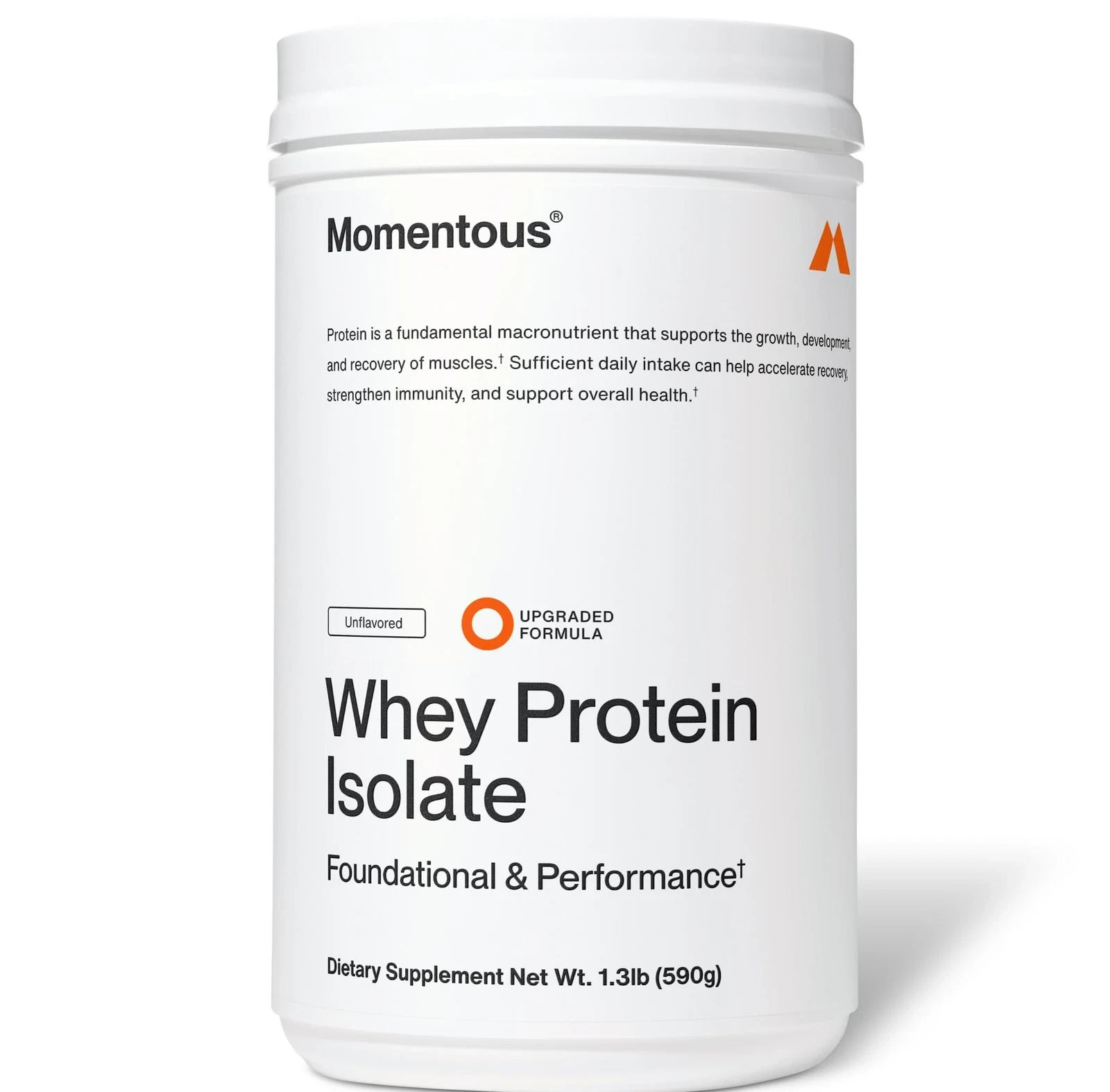 Momentous Essential Grass-Fed Whey Protein Powder – 20 g Whey Isolate Protein…