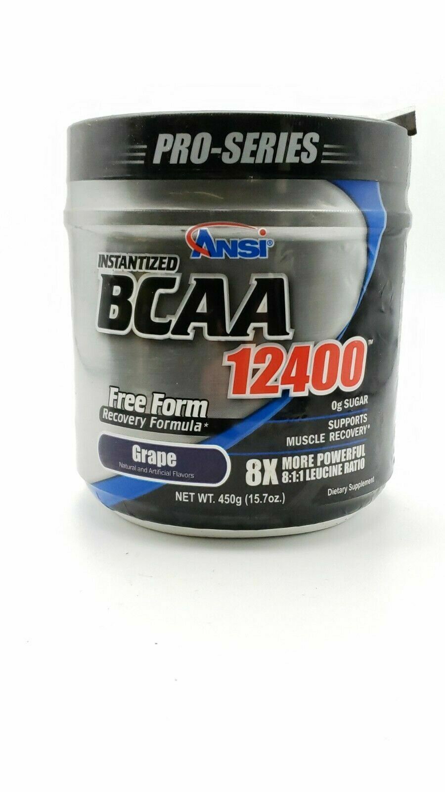 ANSI BCAA’s 12400 Grape Original Formula 8:1:1 Ratio 40 Servings
