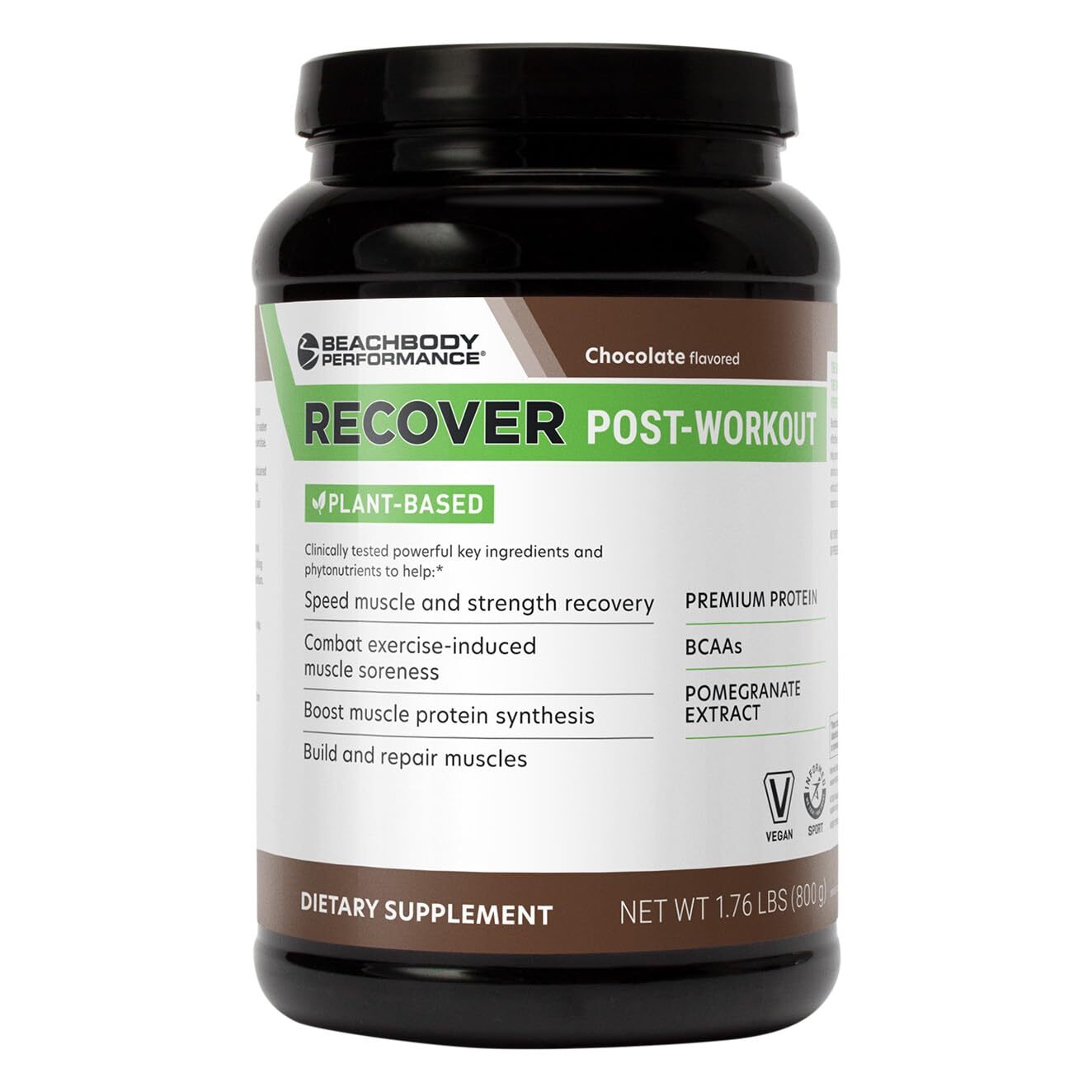 BODi Recover Plant-Based Protein Powder Blend– Post-Workout Chocolate Plant-B…
