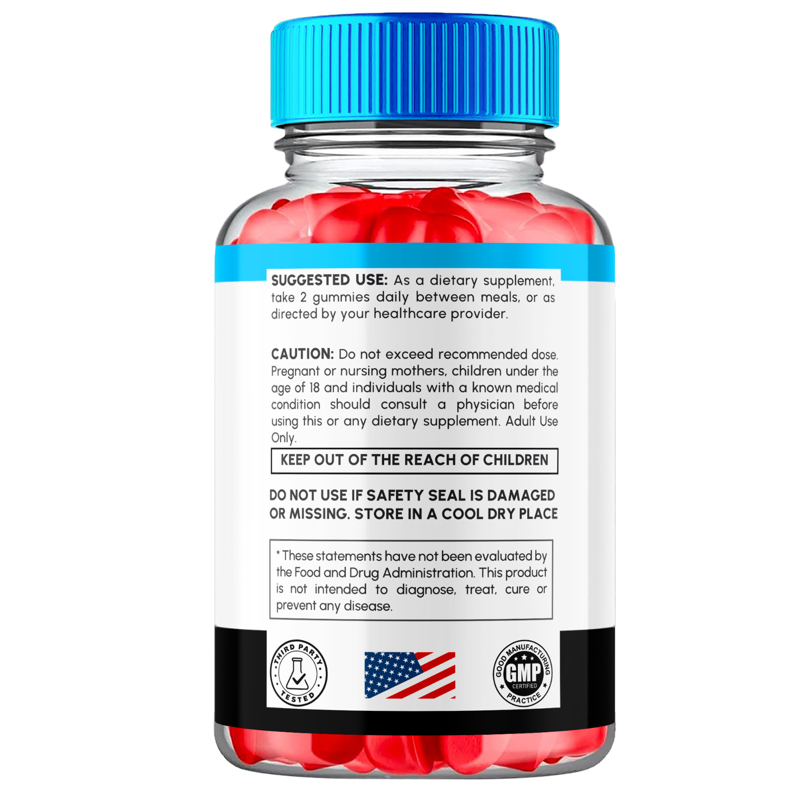 Erectifil Gummies – Male Virility with Maximum Strength – 60 Gummies (1 Pack)