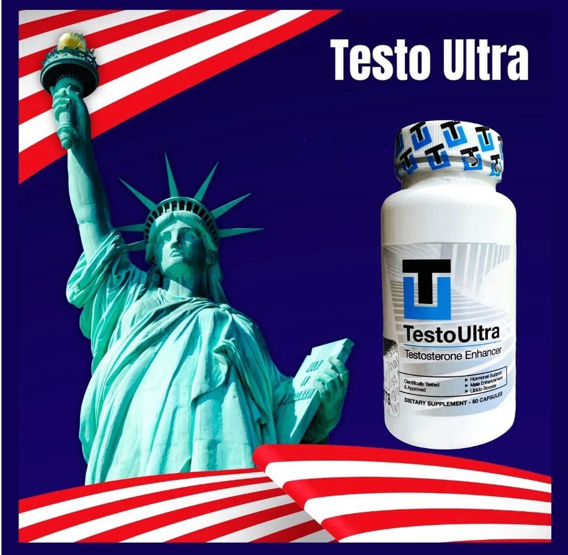 TESTOULTRA TESTOSTERONE BOOSTER Libido Stamina Energy Power /60 CAPS