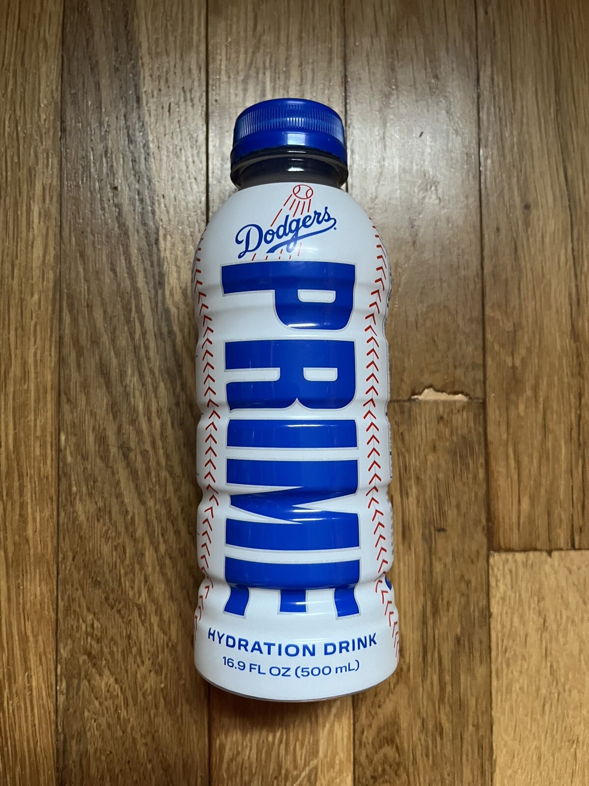 White LA Dodgers PRIME Hydration Bottle | FREE U.S SHIPPING