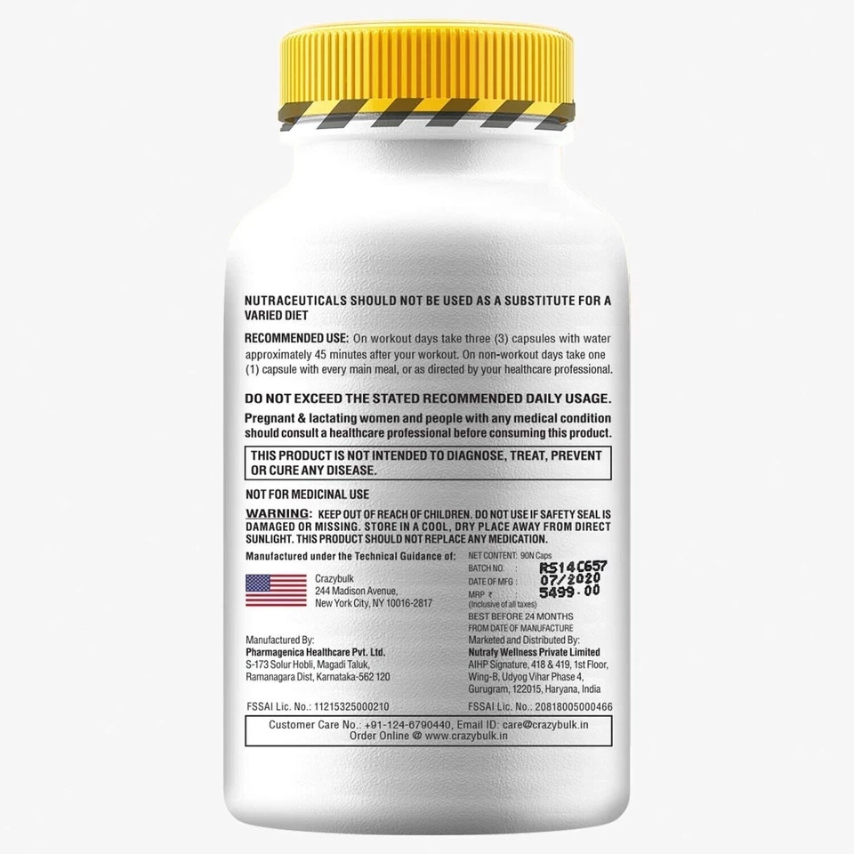 CrazyBulk Testo-Max Testosterone Booster – Bodybuilding Muscle Growth